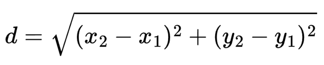 distance formula